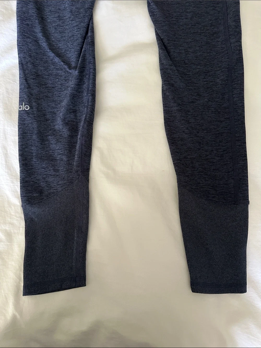 ALO Yoga Navy Blue Seamless Performance Leggings
